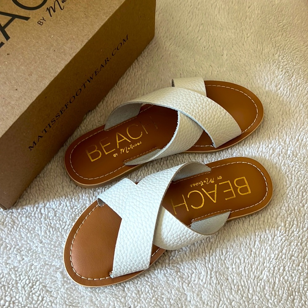 Beach slides size 1 new